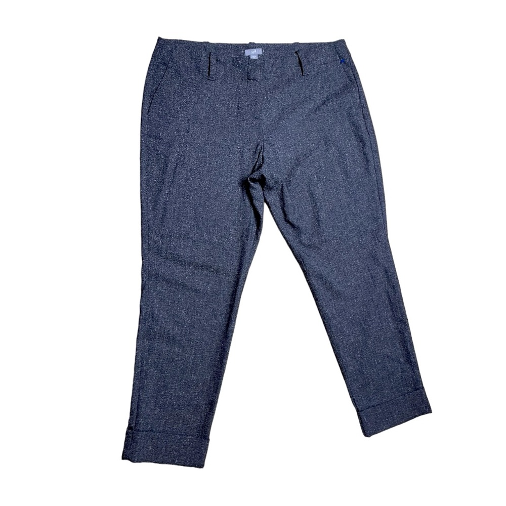 J.Jill Pants Women Small Ponte Slim Leg Pull On Heather Gray Stretch 14P new